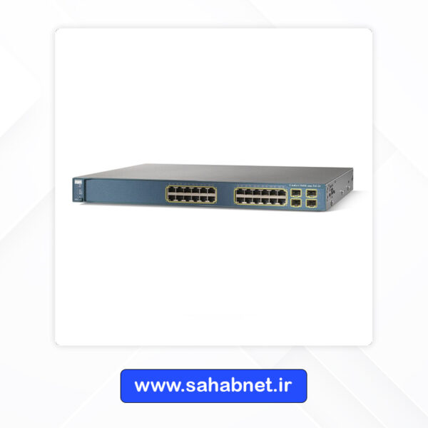 سوییچ شبکه سیسکو مدل WS-C3560G-24PS-S